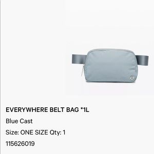 Lululemon belt bag wear everywhere bag